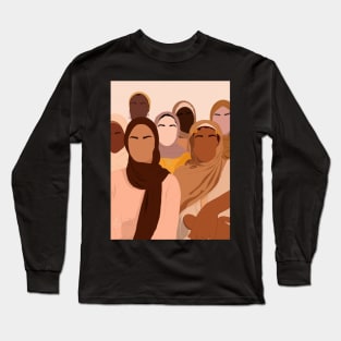 Hijabi Women Long Sleeve T-Shirt